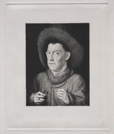 Hombre con un clavel de Claude Ferdinand Gaillard