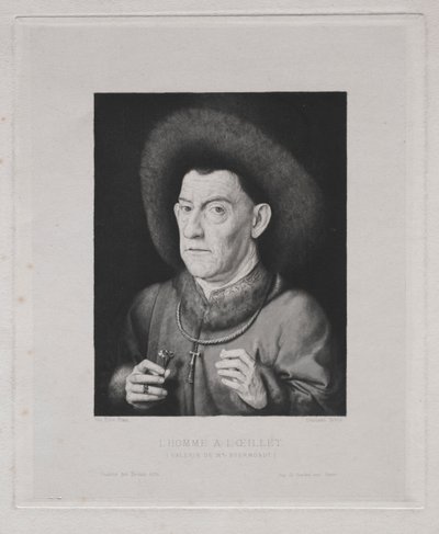 Hombre con un Clavel de Claude Ferdinand Gaillard