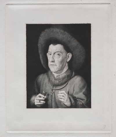 Hombre con un clavel de Claude Ferdinand Gaillard