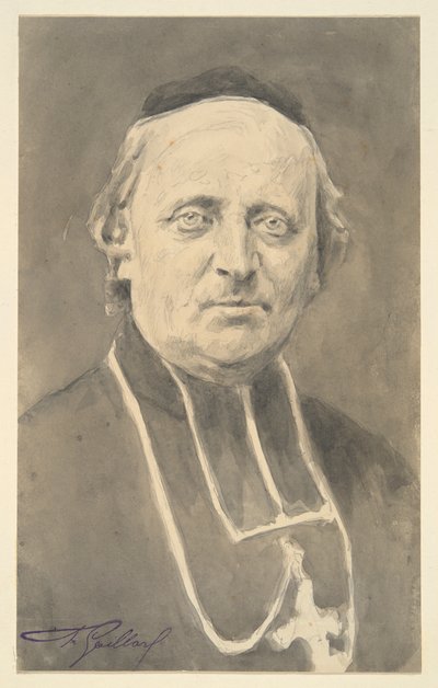 Monseñor Felix-Arsene Billard, obispo de Carcasona de Claude Ferdinand Gaillard