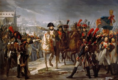 Discurso de Napoleón al 2º Cuerpo de la Grande Armée antes del ataque a Augsburgo el 12 de octubre de Claude Gautherot