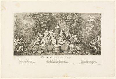 La fiesta de Diane de Claude Gillot