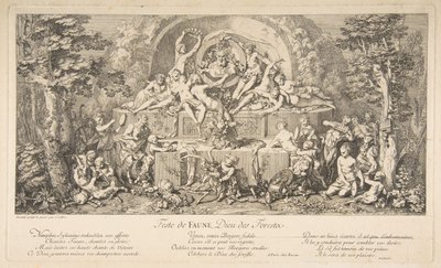 La fiesta del fauno de Claude Gillot