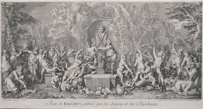 Los Cuatro Festivales: Festival de Baco de Claude Gillot