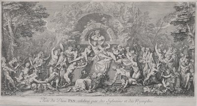 The Four Festivals:  Festival of the God Pan de Claude Gillot