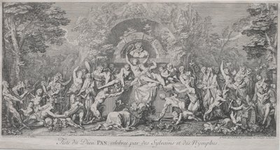 Los Cuatro Festivales: Festival del Dios Pan de Claude Gillot