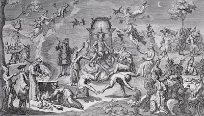 El aquelarre de las brujas de Claude Gillot