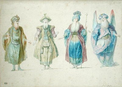 Personajes teatrales de Claude Gillot