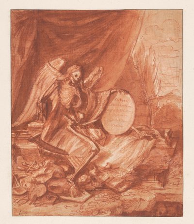 Alegoría de Vanitas de Claude Gillot