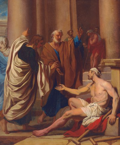 San Pedro curando al lisiado de Claude Guy Halle