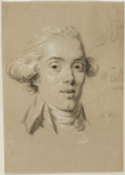 Retrato de un joven de Claude Jean Baptiste Hoin