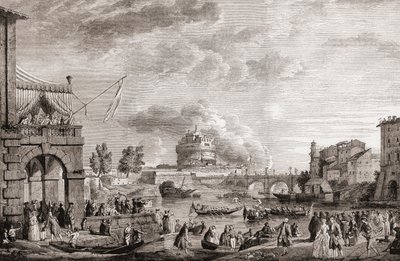El Mausoleo de Adriano, también conocido como Castel Sant