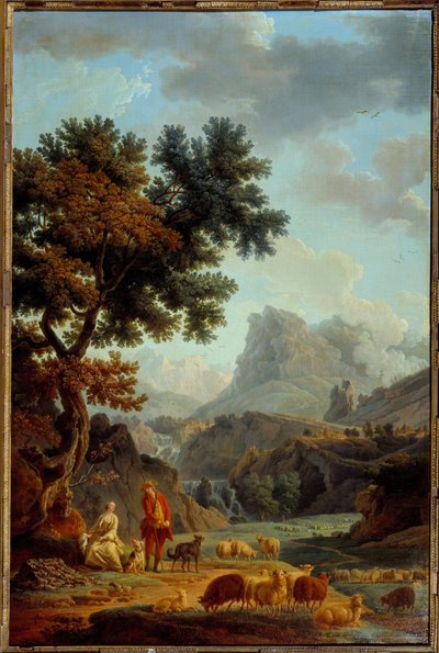 La bergere des Alpes de Claude Joseph Vernet