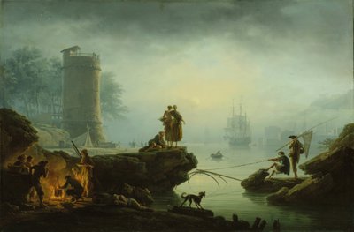 Mañana, 1760 de Claude Joseph Vernet