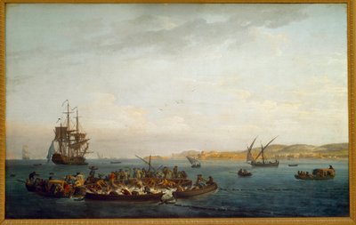 Pesca de atún de Claude Joseph Vernet