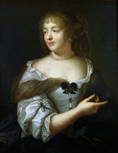 Madame de Sévigné, cortesana y escritora de cartas francesa, siglo XVII de Claude Lefebvre