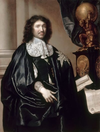 Retrato de Jean-Baptiste Colbert 1619-1683 de Claude Lefebvre