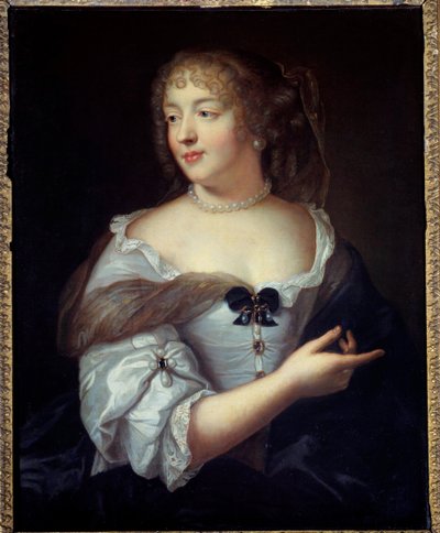 Retrato de la mujer de letras Marie de Rabutin Chantal, Marquesa de Sévigné (1626-1696) de Claude Lefebvre