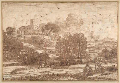 Agar y el ángel de Claude Lorrain