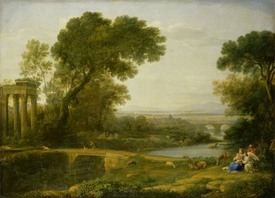 El descanso en la huida a Egipto de Claude Lorrain