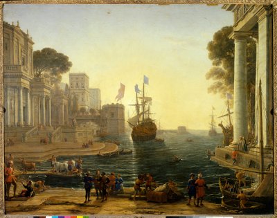 Ulises entrega a Criseida a su padre de Claude Lorrain