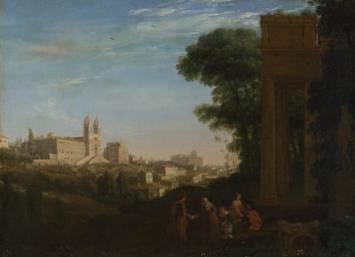 Una vista en Roma, 1632 de Claude Lorrain