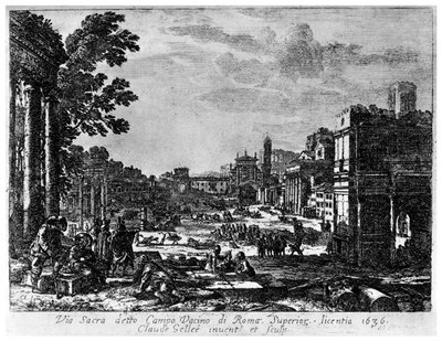 Campo Vacino, c1620-1680 1924 de Claude Lorrain