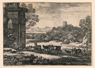 Ganado llevado a casa a través de una tormenta de Claude Lorrain