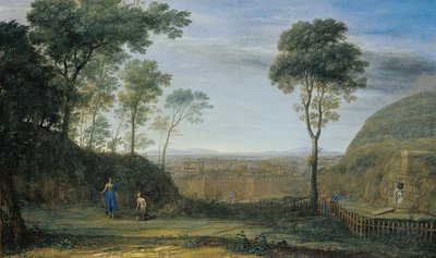 Cristo apareciendo a Santa María Magdalena Noli me tangere de Claude Lorrain