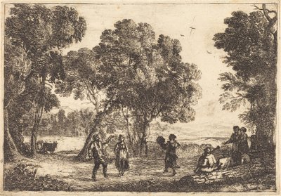 Baile bajo los árboles de Claude Lorrain