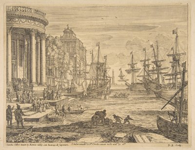 Embarque de Santa Úrsula, 1665 de Claude Lorrain