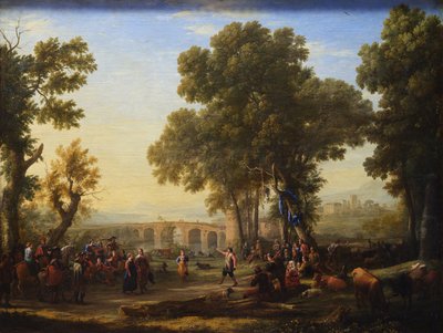 Francés: La Fête villageoise Village Fête de Claude Lorrain