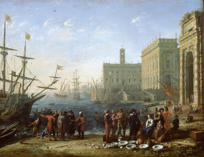 Escena del Puerto de Claude Lorrain