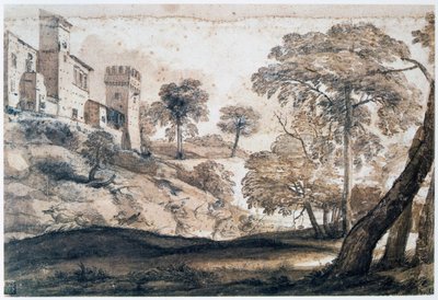 Caza de ciervos de Claude Lorrain