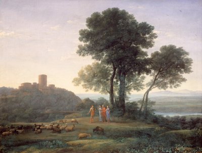Jacob con Labán y sus hijas de Claude Lorrain