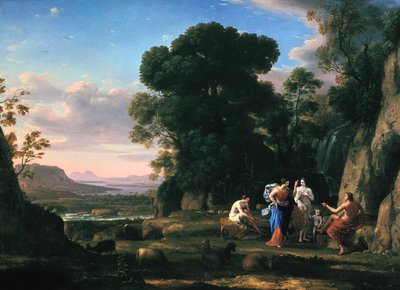 El juicio de Paris 1645-1646 de Claude Lorrain