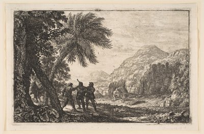 Paisaje con Bandidos, 1633 de Claude Lorrain