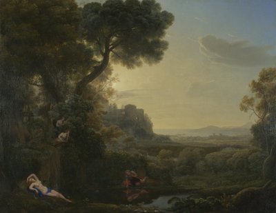 Paisaje con Narciso y Eco, 1644 de Claude Lorrain