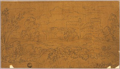 Paisaje con Ciudad Amurallada de Claude Lorrain
