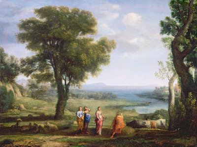 Paisaje con las Heliadas buscando a su hermano Faetón de Claude Lorrain
