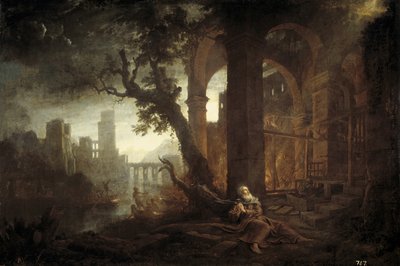 Paisaje con la tentación de San Antonio de Claude Lorrain