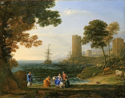 Paisaje con el rapto de Europa por Júpiter de Claude Lorrain