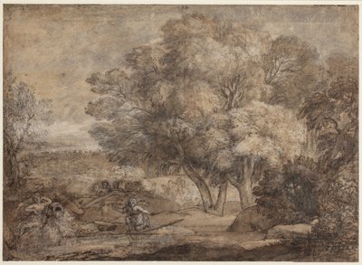 Paisaje con Narciso y Eco de Claude Lorrain