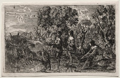 El paso del vado, 1634 de Claude Lorrain