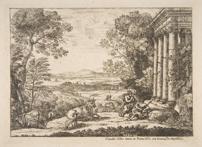 Mercurio y Argos, 1662 de Claude Lorrain