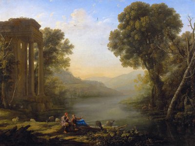 Paisaje pastoral de Claude Lorrain
