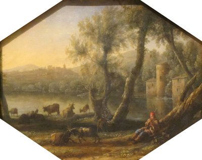 Paisaje pastoral Título(s) alternativo(s):  Diamante Claude de Claude Lorrain