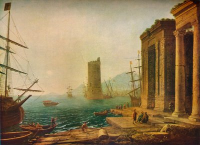 Puerto de Ostia, Roma, c. 1643 1931 de Claude Lorrain