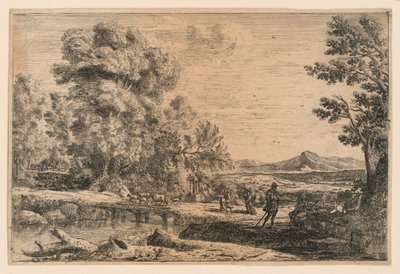 Rebeca y Eliezer de Claude Lorrain