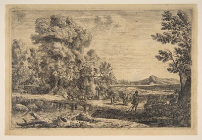 Rebeca y Eliezer de Claude Lorrain